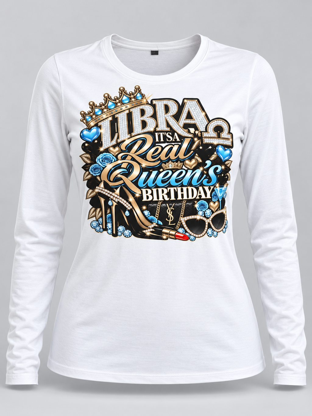 Libra Queen Birthday Long Sleeve Shirt