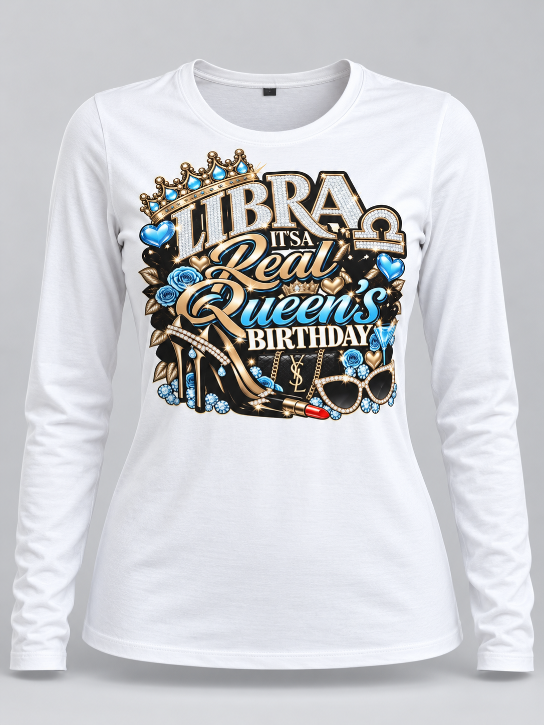 Libra Queen Birthday Long Sleeve Shirt