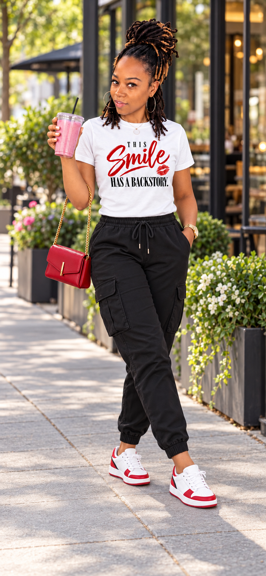 This Smile Has a Backstory Graphic Tee