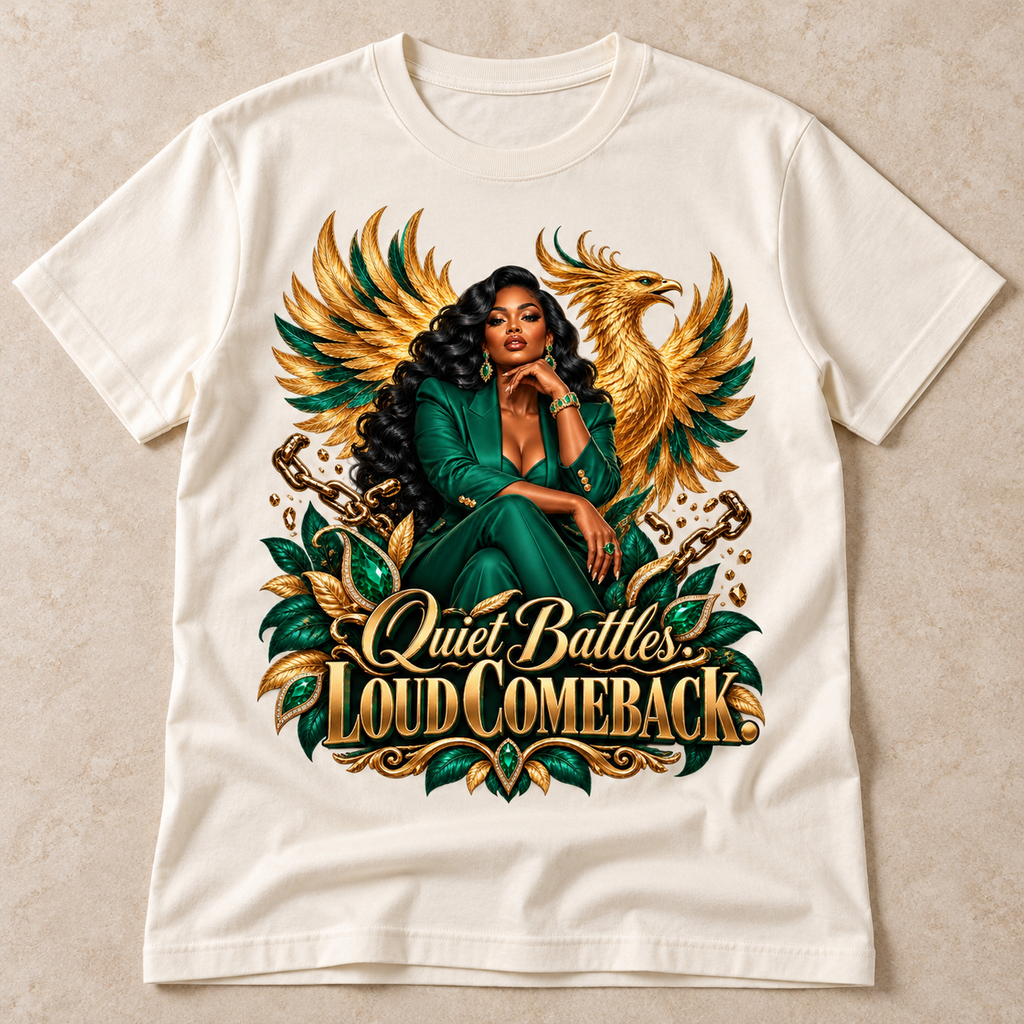 Quiet Battles Loud Comeback Graphic Tee