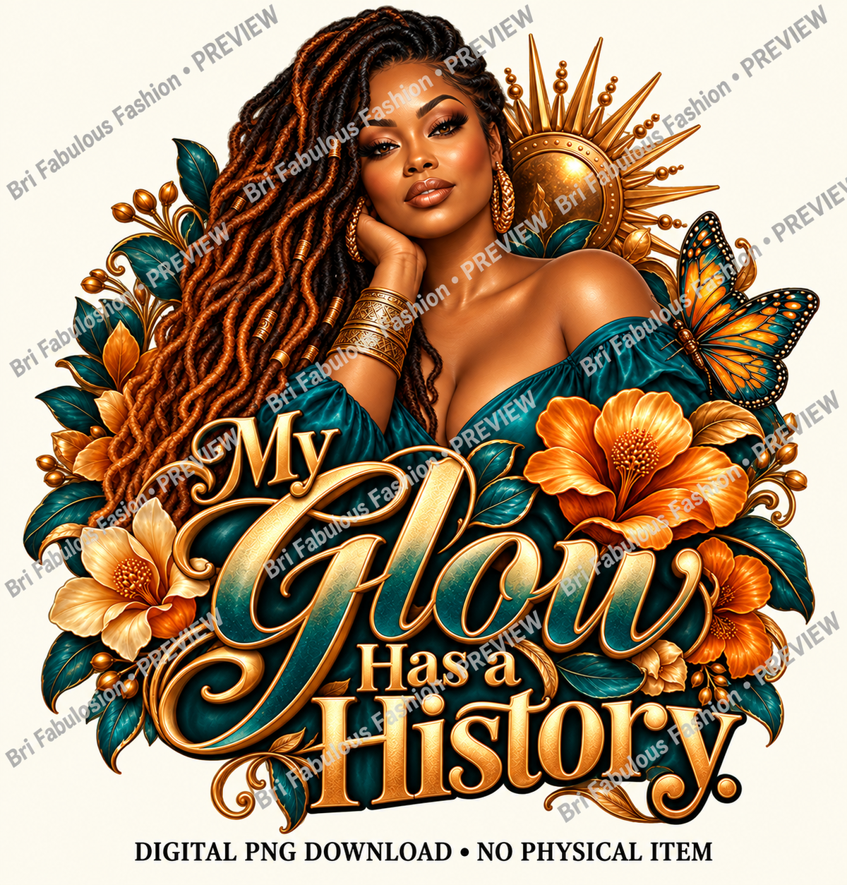 My Glow Has a History Digital PNG Download