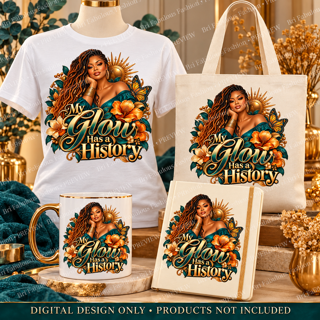 My Glow Has a History Digital PNG Download