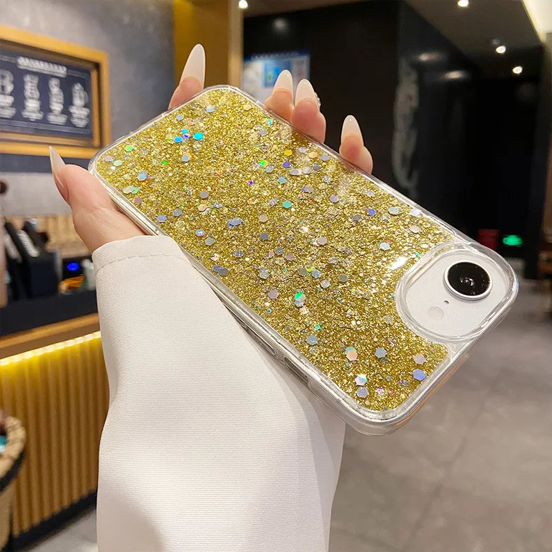 Glitter Shockproof iPhone Case – Fits iPhone 13–17 Series