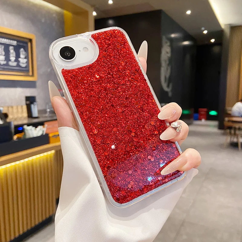 Glitter Shockproof iPhone Case – Fits iPhone 13–17 Series