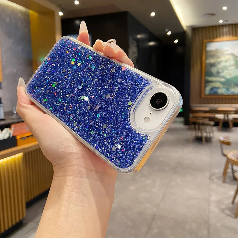 Glitter Shockproof iPhone Case – Fits iPhone 13–17 Series